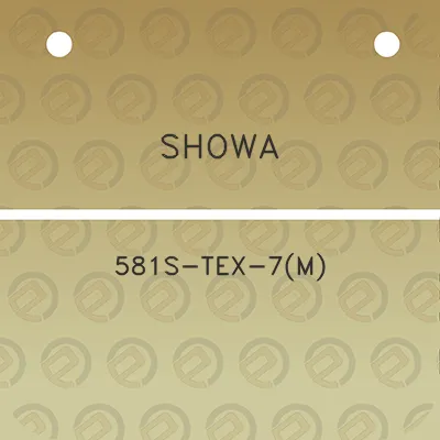 showa-581s-tex-7m