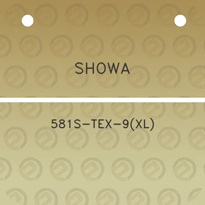 showa-581s-tex-9xl