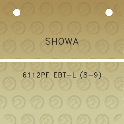 showa-6112pf-ebt-l-8-9