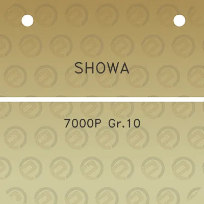 showa-7000p-gr10