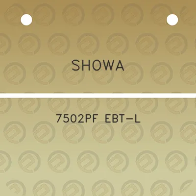 showa-7502pf-ebt-l