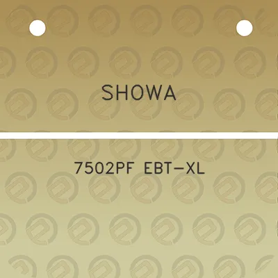 showa-7502pf-ebt-xl