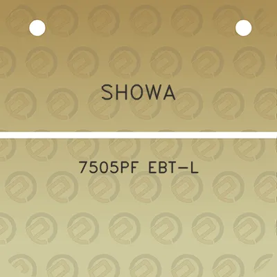 showa-7505pf-ebt-l