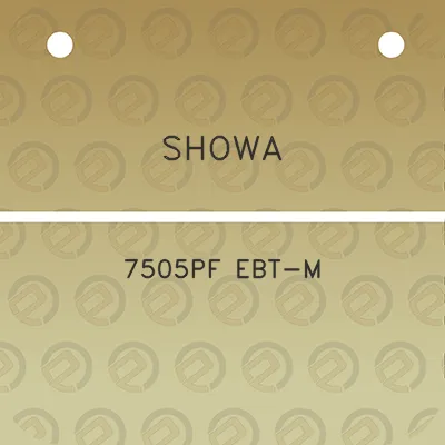 showa-7505pf-ebt-m