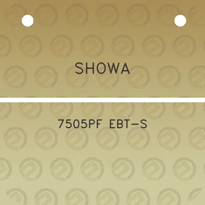 showa-7505pf-ebt-s