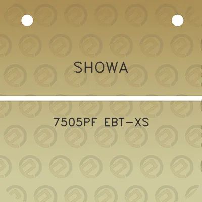 showa-7505pf-ebt-xs