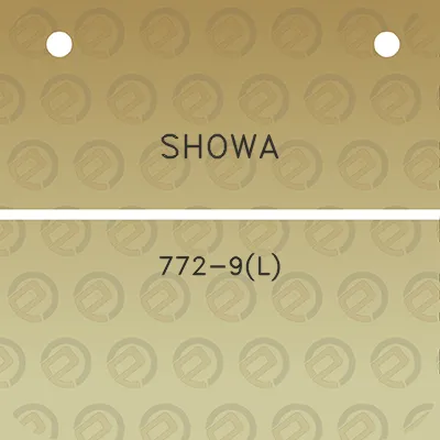 showa-772-9l