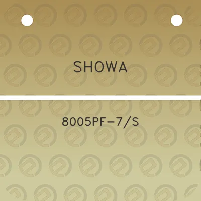 showa-8005pf-7s