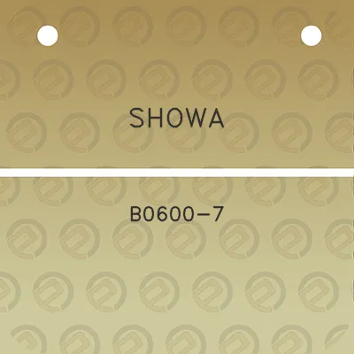 showa-b0600-7