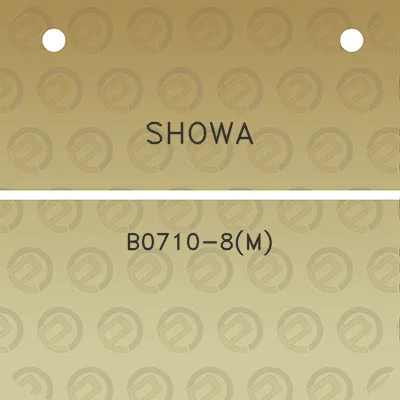 showa-b0710-8m