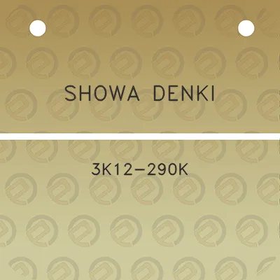 showa-denki-3k12-290k