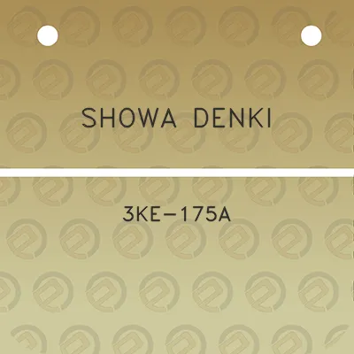 showa-denki-3ke-175a