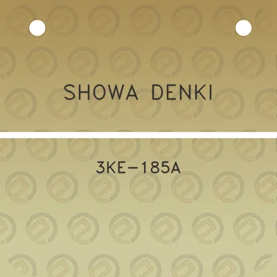 showa-denki-3ke-185a