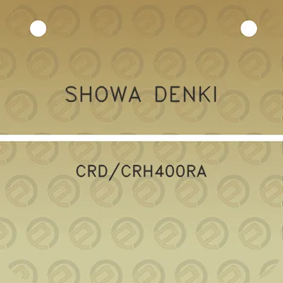 showa-denki-crdcrh400ra