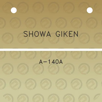 showa-giken-a-140a