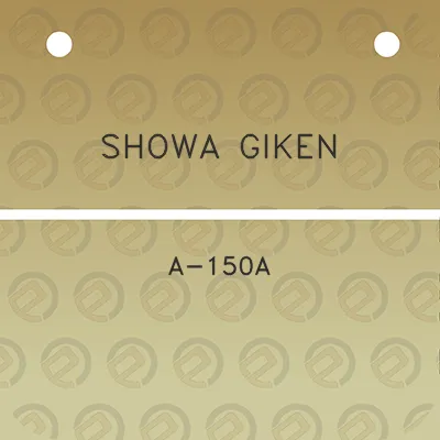 showa-giken-a-150a