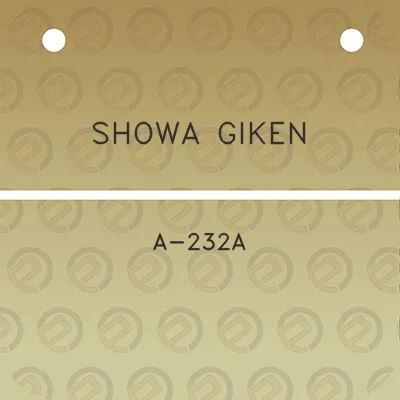 showa-giken-a-232a