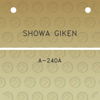 showa-giken-a-240a