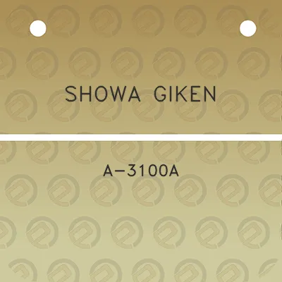 showa-giken-a-3100a