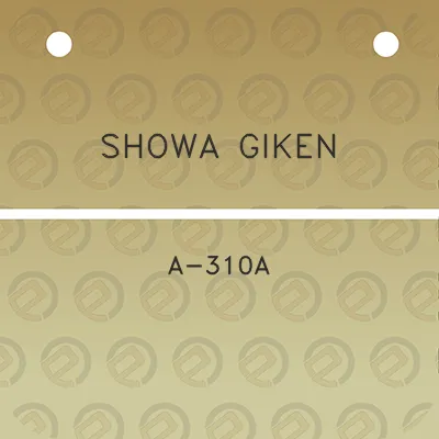 showa-giken-a-310a