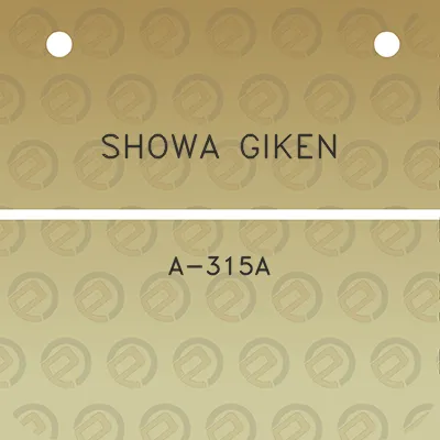 showa-giken-a-315a