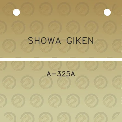 showa-giken-a-325a