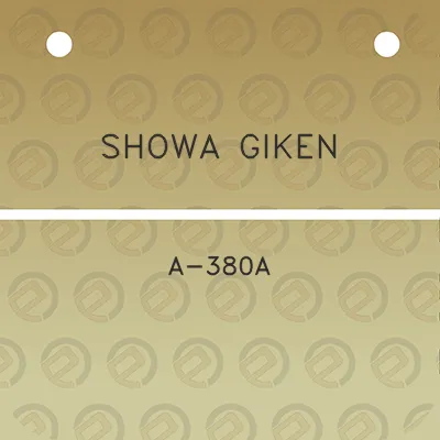 showa-giken-a-380a