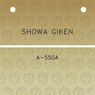 showa-giken-a-550a