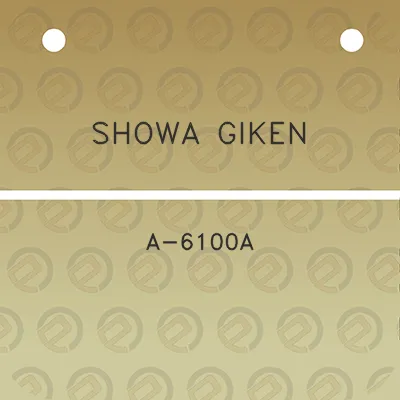 showa-giken-a-6100a