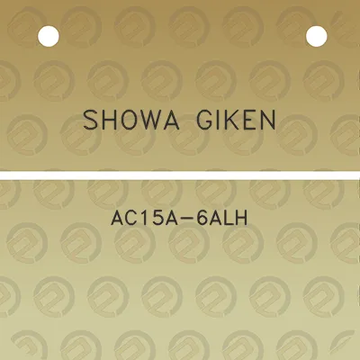 showa-giken-ac15a-6alh