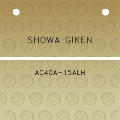 showa-giken-ac40a-15alh