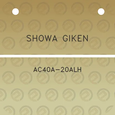 showa-giken-ac40a-20alh