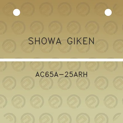 showa-giken-ac65a-25arh