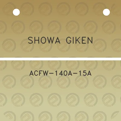 showa-giken-acfw-140a-15a