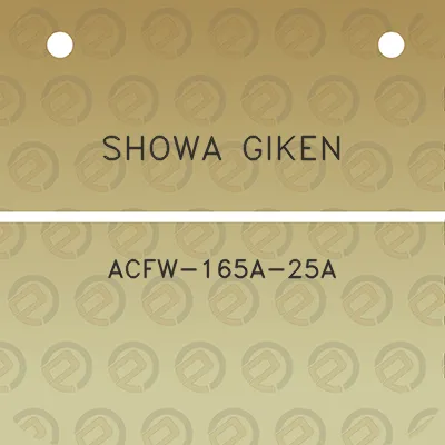 showa-giken-acfw-165a-25a