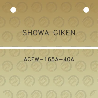 showa-giken-acfw-165a-40a