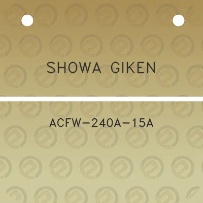 showa-giken-acfw-240a-15a