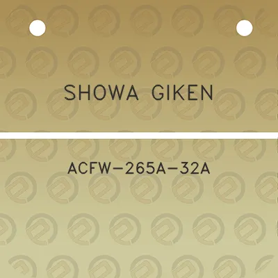 showa-giken-acfw-265a-32a