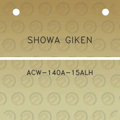 showa-giken-acw-140a-15alh