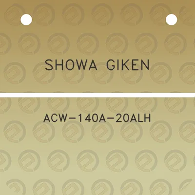 showa-giken-acw-140a-20alh