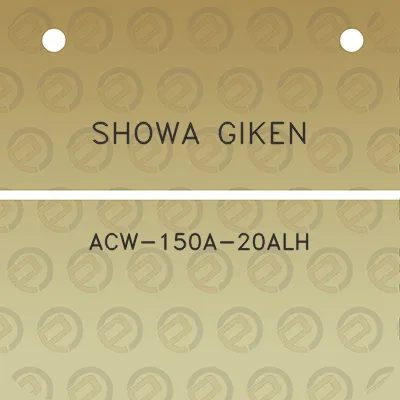 showa-giken-acw-150a-20alh