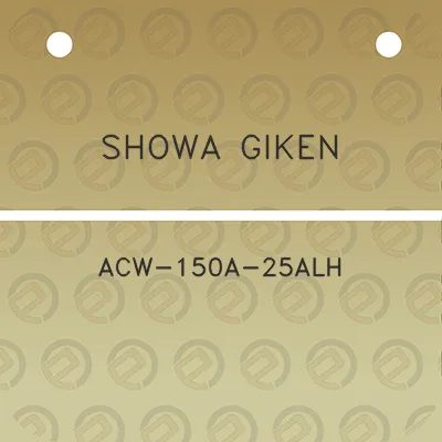 showa-giken-acw-150a-25alh