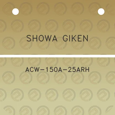 showa-giken-acw-150a-25arh