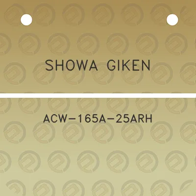 showa-giken-acw-165a-25arh