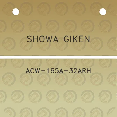 showa-giken-acw-165a-32arh