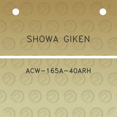 showa-giken-acw-165a-40arh