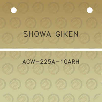 showa-giken-acw-225a-10arh