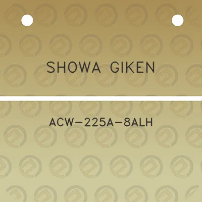 showa-giken-acw-225a-8alh