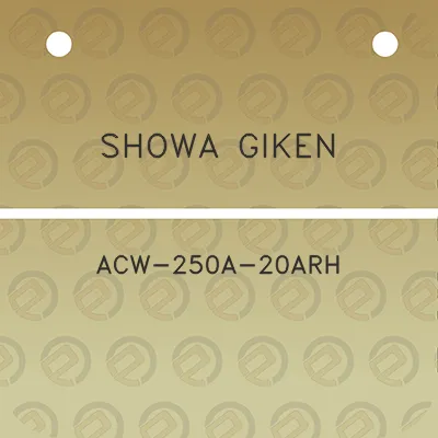 showa-giken-acw-250a-20arh