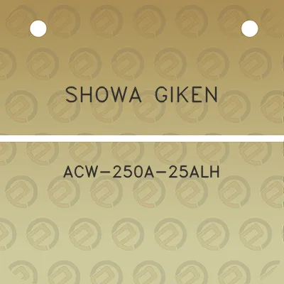 showa-giken-acw-250a-25alh